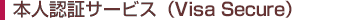 �{�l�F�؃T�[�r�X�iVisa Secure�j