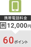 �g�ѓd�b���� ��F12,000�~��60�|�C���g