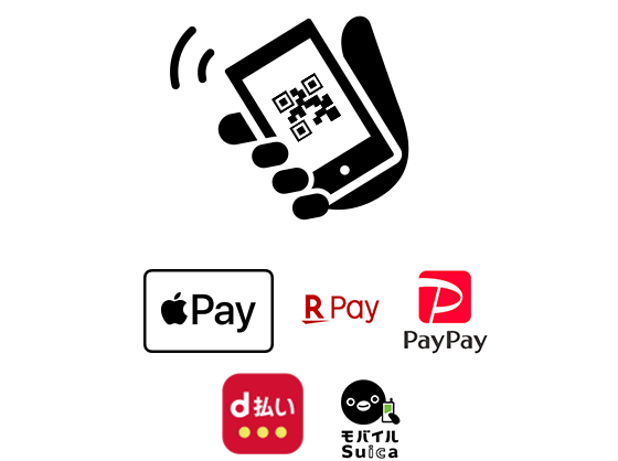 Apple Pay�A�y�V�y�C�APayPay�Ad�����A���o�C��Suica