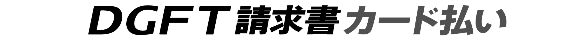 DGFT�������J�[�h����