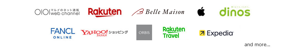 マルイのネット通販マルイWebchannel Rakuten BELLE MAISON Apple dinos ファンケル YAHOO!JAPAN ショッピング ORBIS 楽天トラベル エクスペディア じゃらん